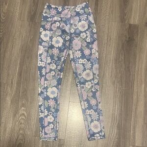 TekGear floral Patterned Leggings size 10/12